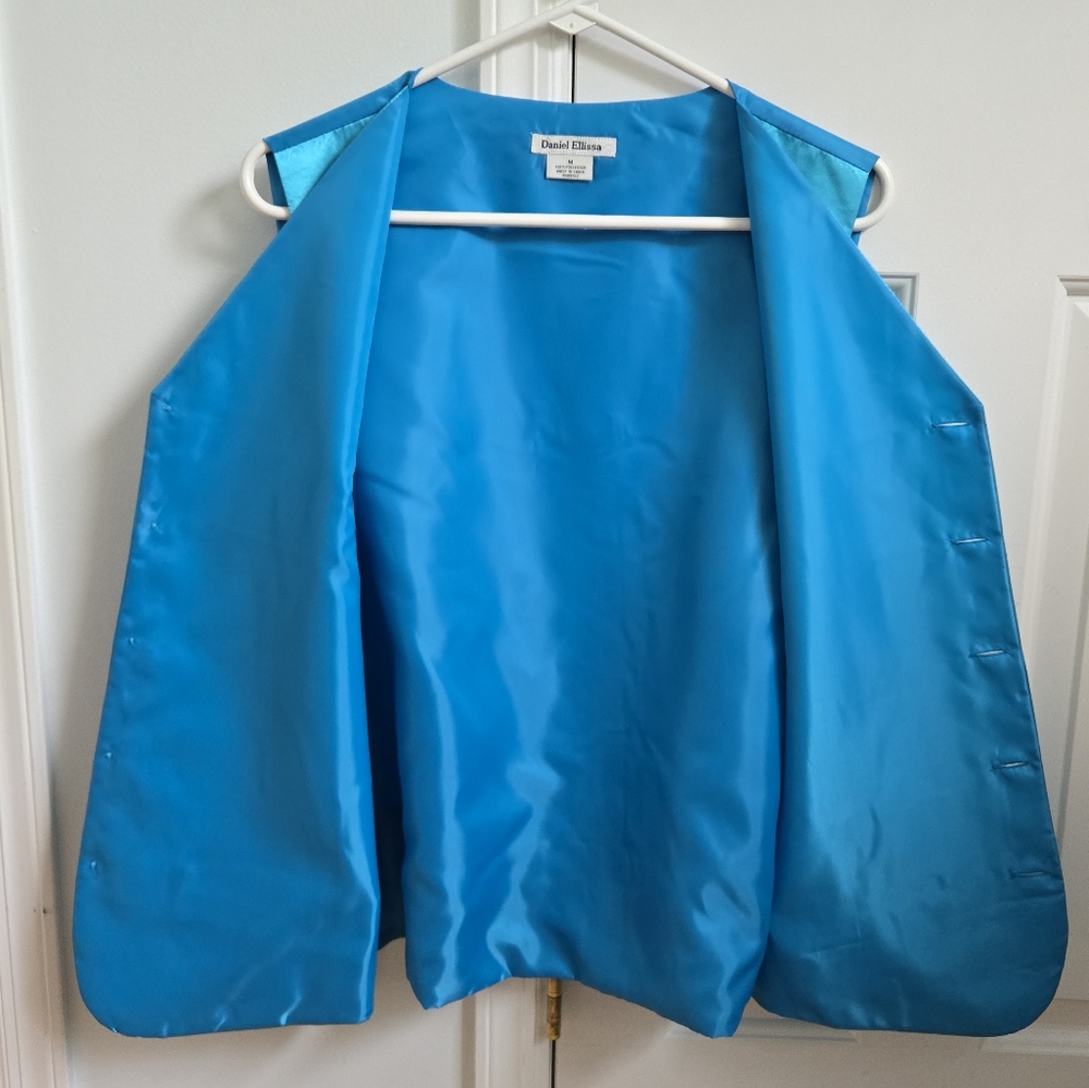 Daniel Ellissa Turquoise Vest - Mens Size M - Picture 8 of 10